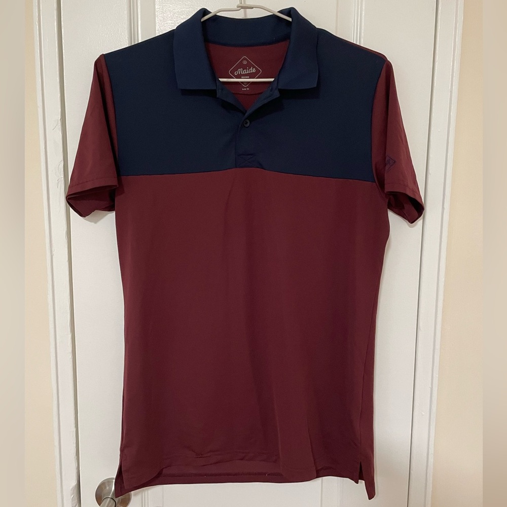 MAIDE by BONOBOS Color-block FLATIRON Standard Fit GOLF Polo Shirt Mens